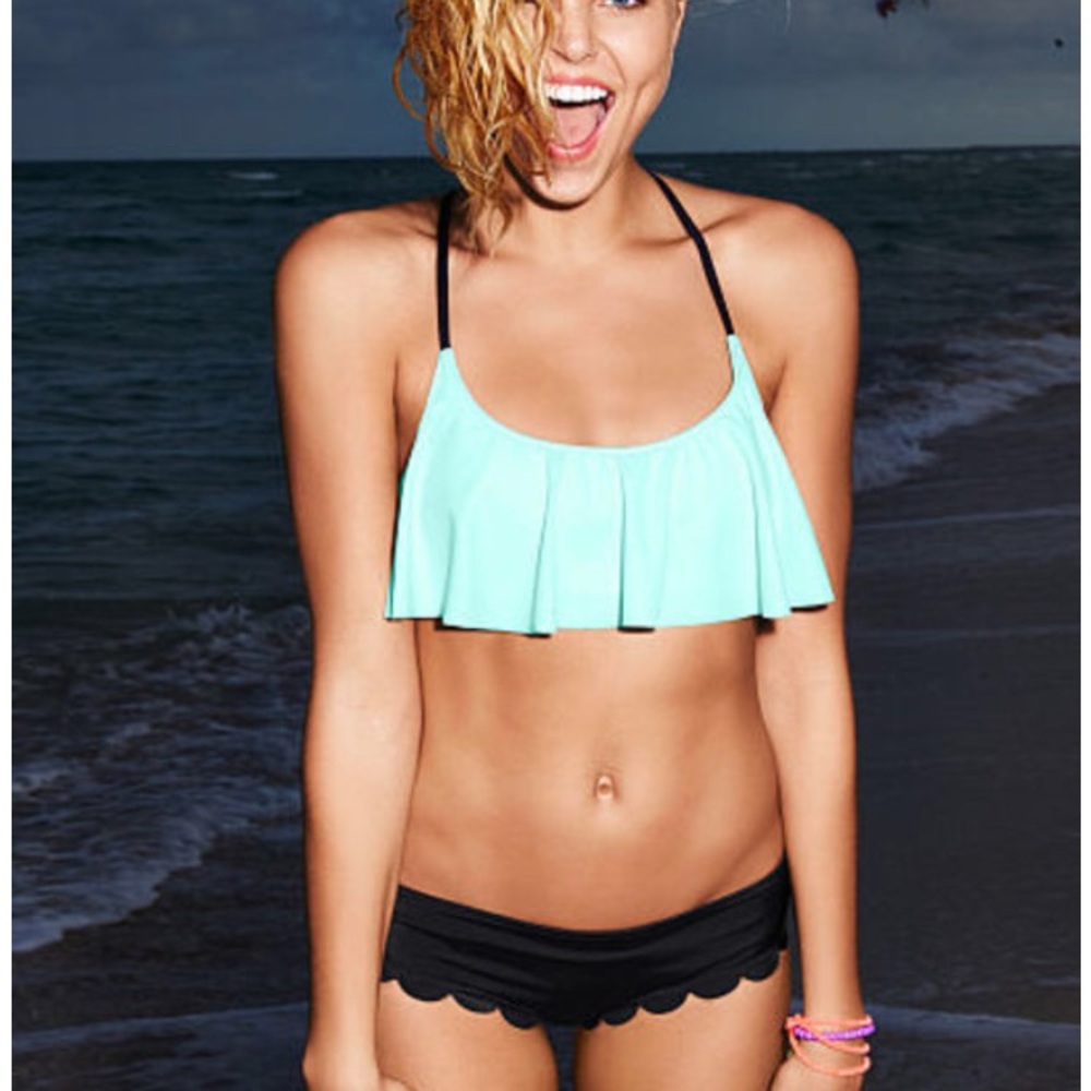 Pink VS flounce bikini top - Picture 4 of 5